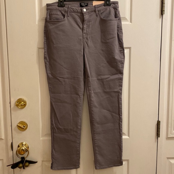 NYDJ Slim Straight Ankle Jean Gray - Picture 4 of 5